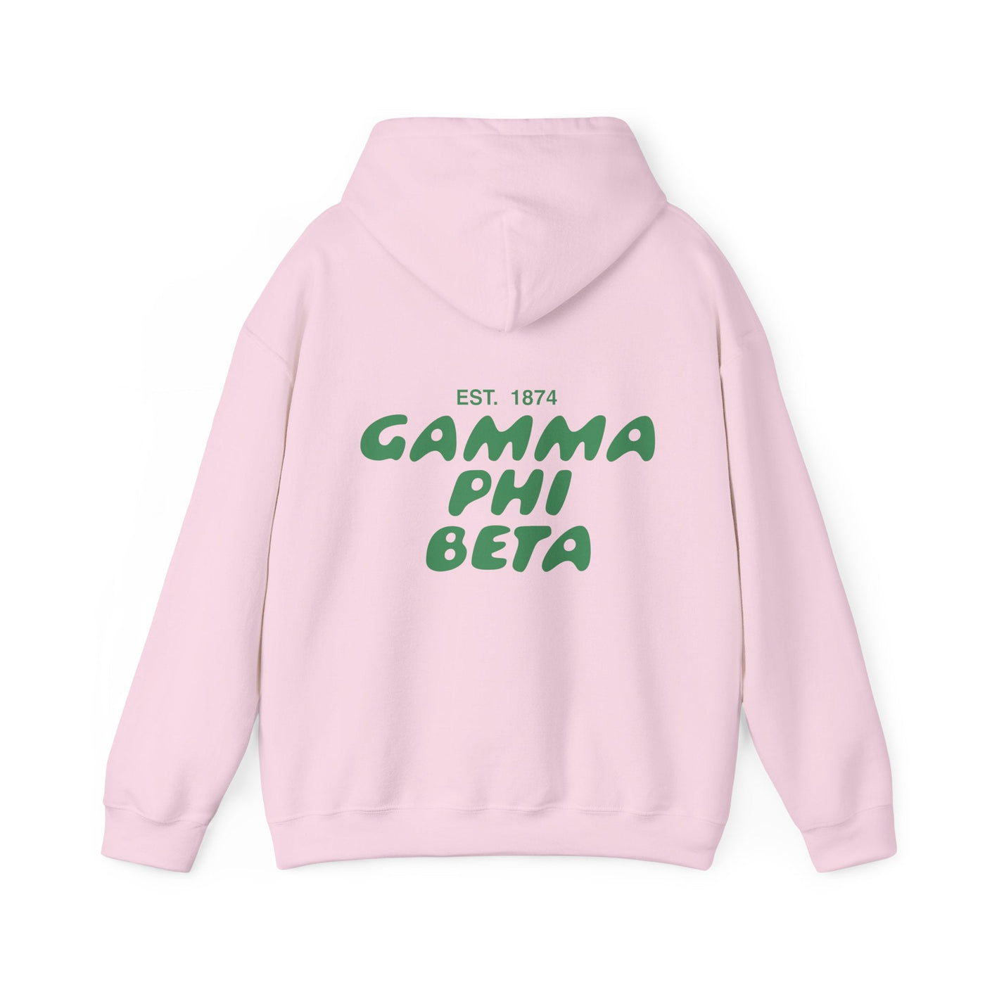 Gamma Phi Beta Bubble Font Sorority Hoodie | Gamma Phi Trendy Sweatshirt | Big Little Gift | Recruitment Gift