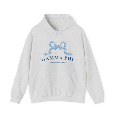 Gamma Phi Beta Ribbon Sorority Hoodie | GPhi Trendy Sweatshirt Big Little Recruitment Gift