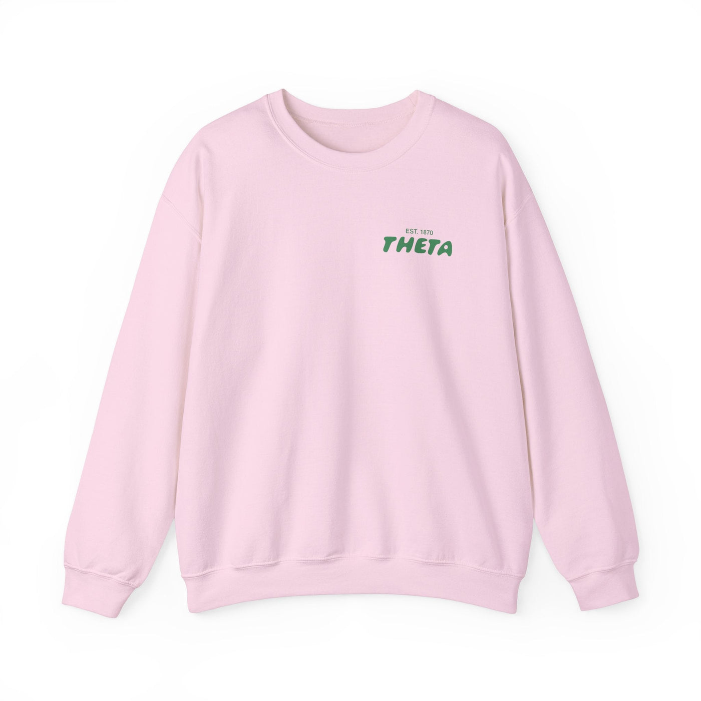 Kappa Alpha Theta Bubble Font Sorority Crewneck Sweatshirt | Theta Trendy Sweatshirt | Big Little Gift | Recruitment Gift