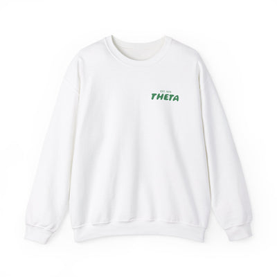 Kappa Alpha Theta Bubble Font Sorority Crewneck Sweatshirt | Theta Trendy Sweatshirt | Big Little Gift | Recruitment Gift