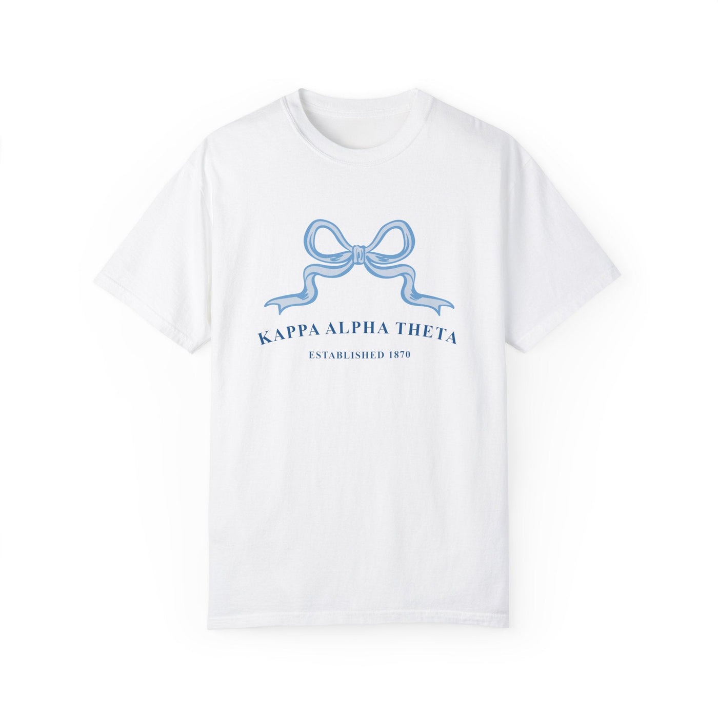 Kappa Alpha Theta Ribbon Sorority T-Shirt | Theta Trendy Shirt Big Little Recruitment Gift