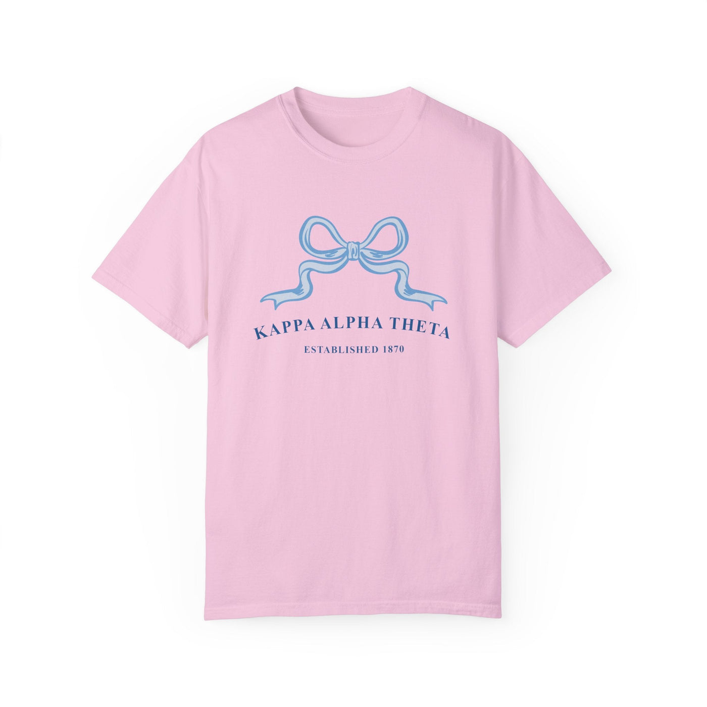 Kappa Alpha Theta Ribbon Sorority T-Shirt | Theta Trendy Shirt Big Little Recruitment Gift