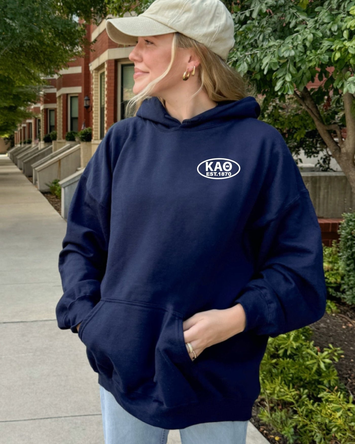 Kappa Alpha Theta Trendy Star Sorority Hoodie | Theta Cute Sweatshirt | Big Little Gift | Recruitment Gift