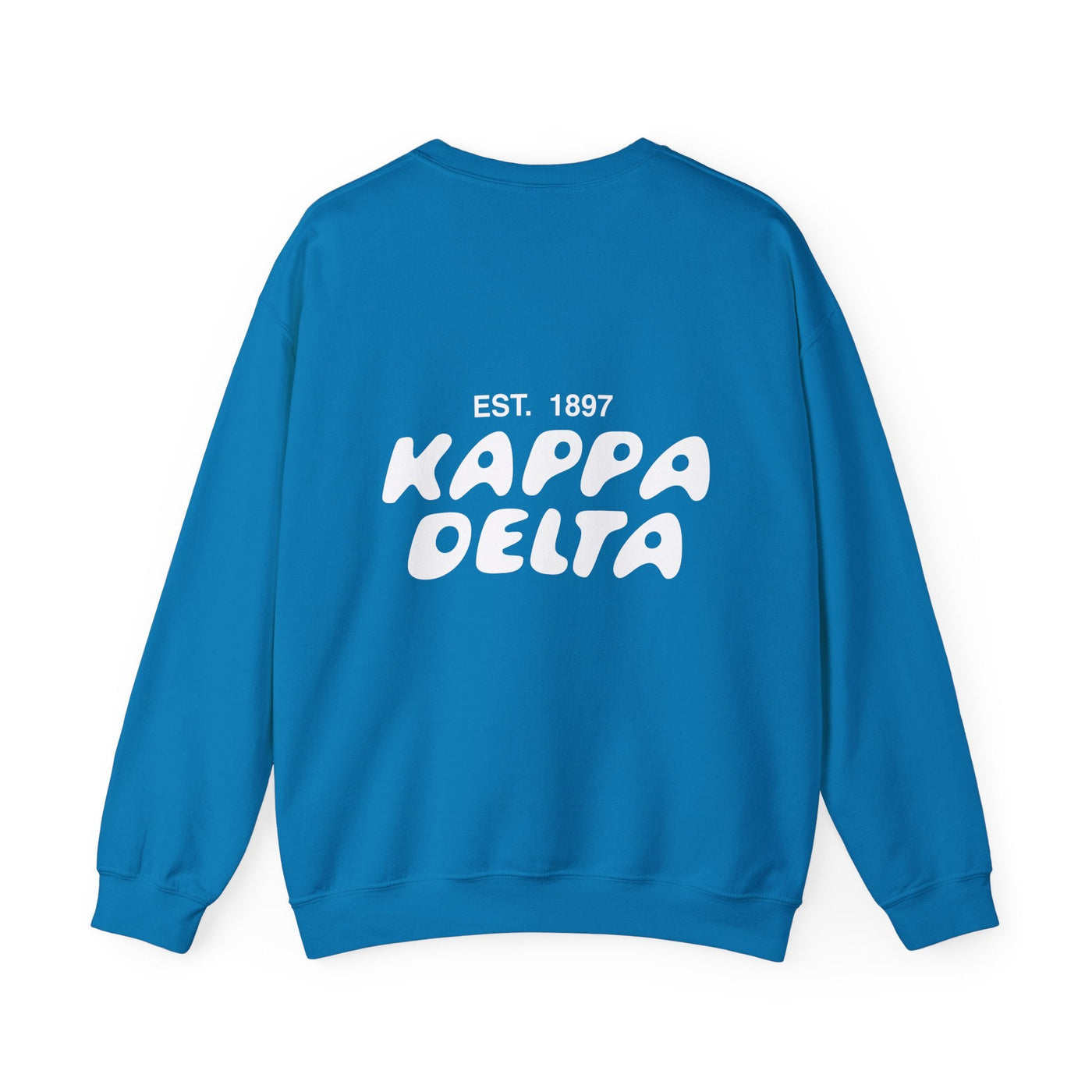 Kappa Delta Bubble Font Sorority Crewneck Sweatshirt | Kay Dee Trendy Sweatshirt | Big Little Gift | Recruitment Gift