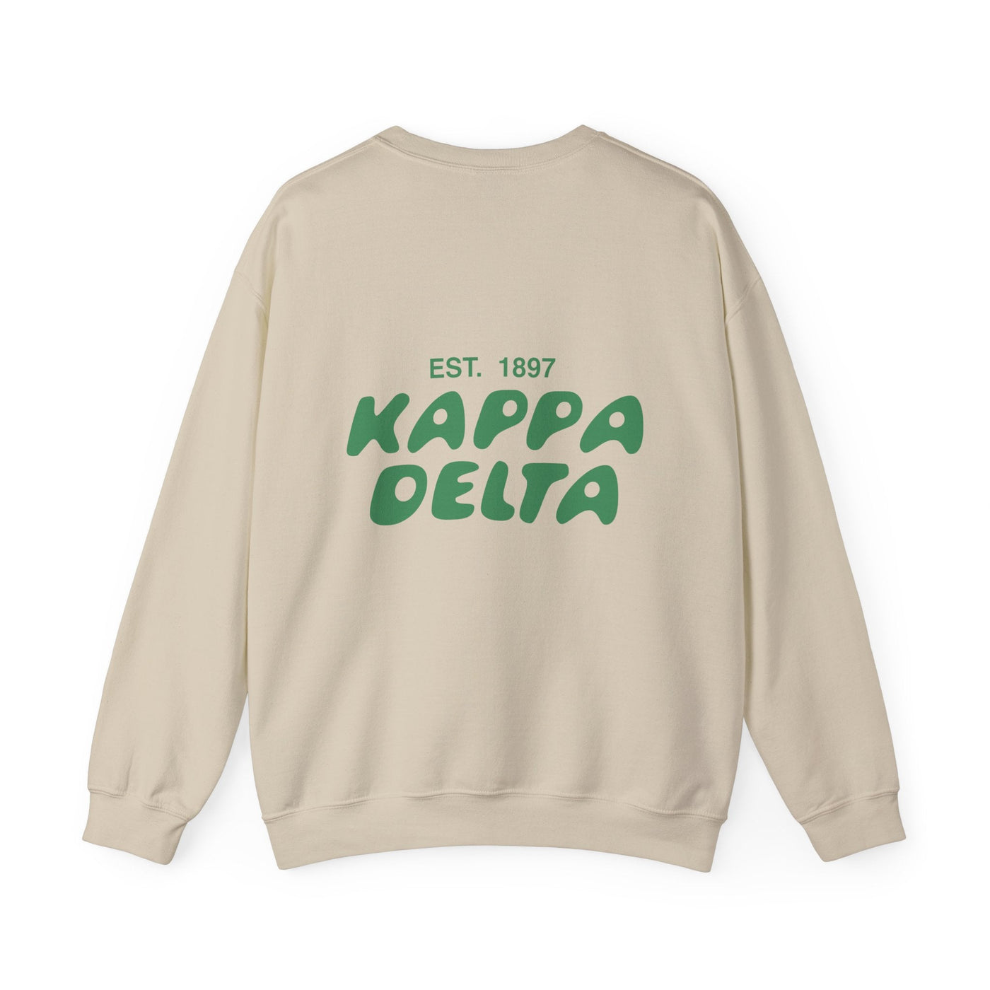 Kappa Delta Bubble Font Sorority Crewneck Sweatshirt | Kay Dee Trendy Sweatshirt | Big Little Gift | Recruitment Gift