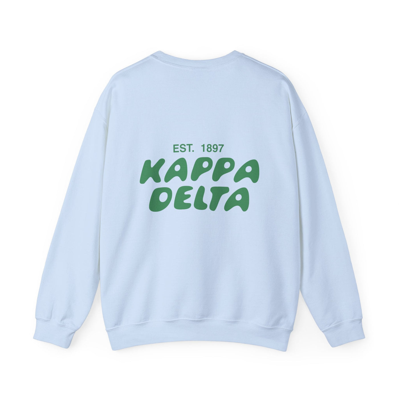 Kappa Delta Bubble Font Sorority Crewneck Sweatshirt | Kay Dee Trendy Sweatshirt | Big Little Gift | Recruitment Gift