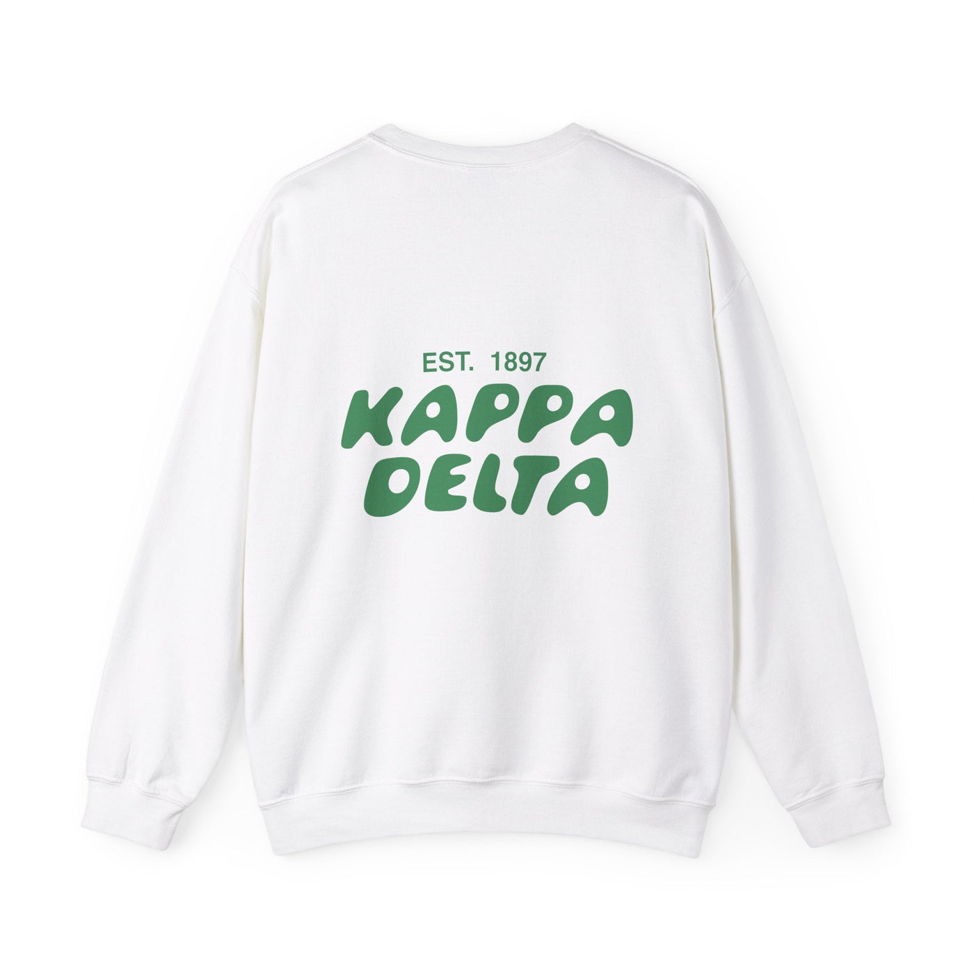 Kappa Delta Bubble Font Sorority Crewneck Sweatshirt | Kay Dee Trendy Sweatshirt | Big Little Gift | Recruitment Gift