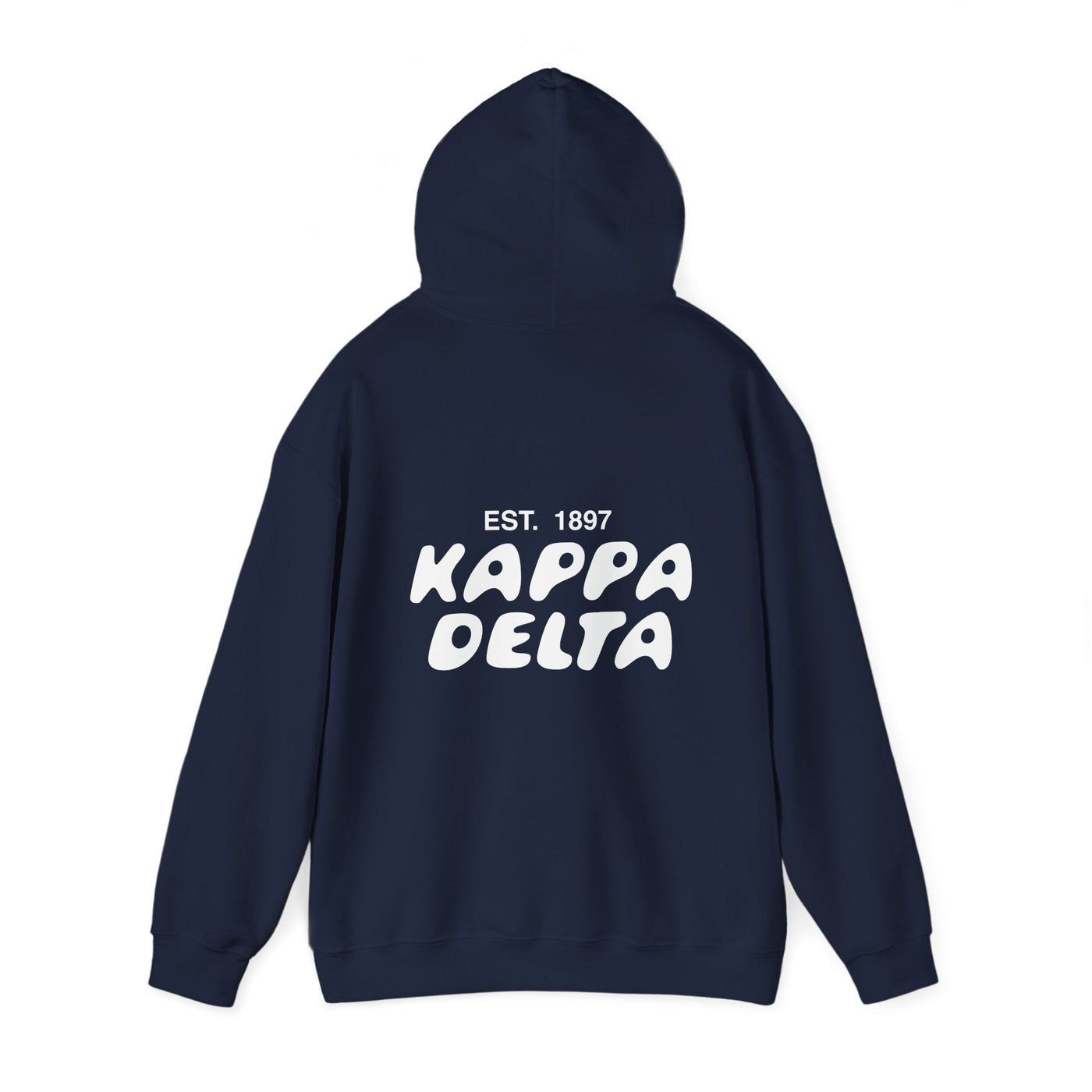 Kappa Delta Bubble Font Sorority Hoodie | Kay Dee Trendy Sweatshirt | Big Little Gift | Recruitment Gift