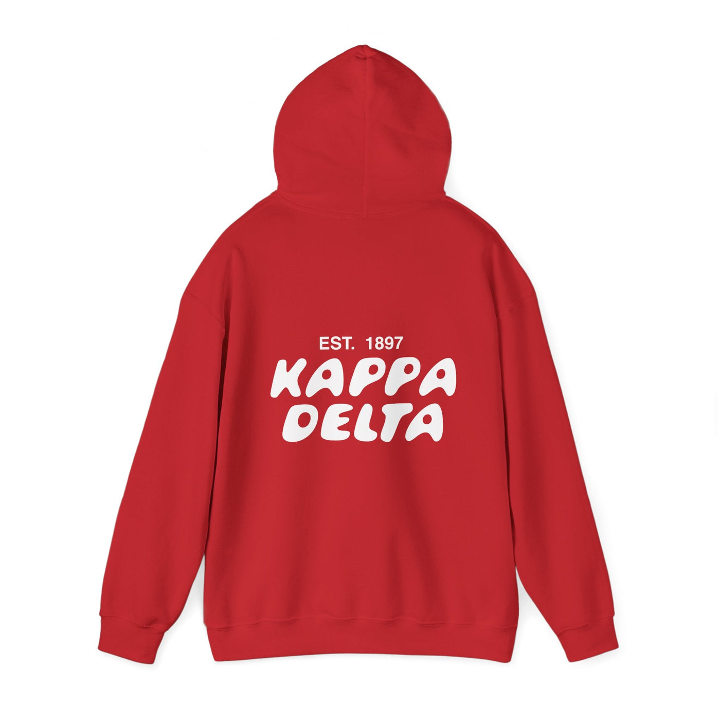 Kappa Delta Bubble Font Sorority Hoodie | Kay Dee Trendy Sweatshirt | Big Little Gift | Recruitment Gift