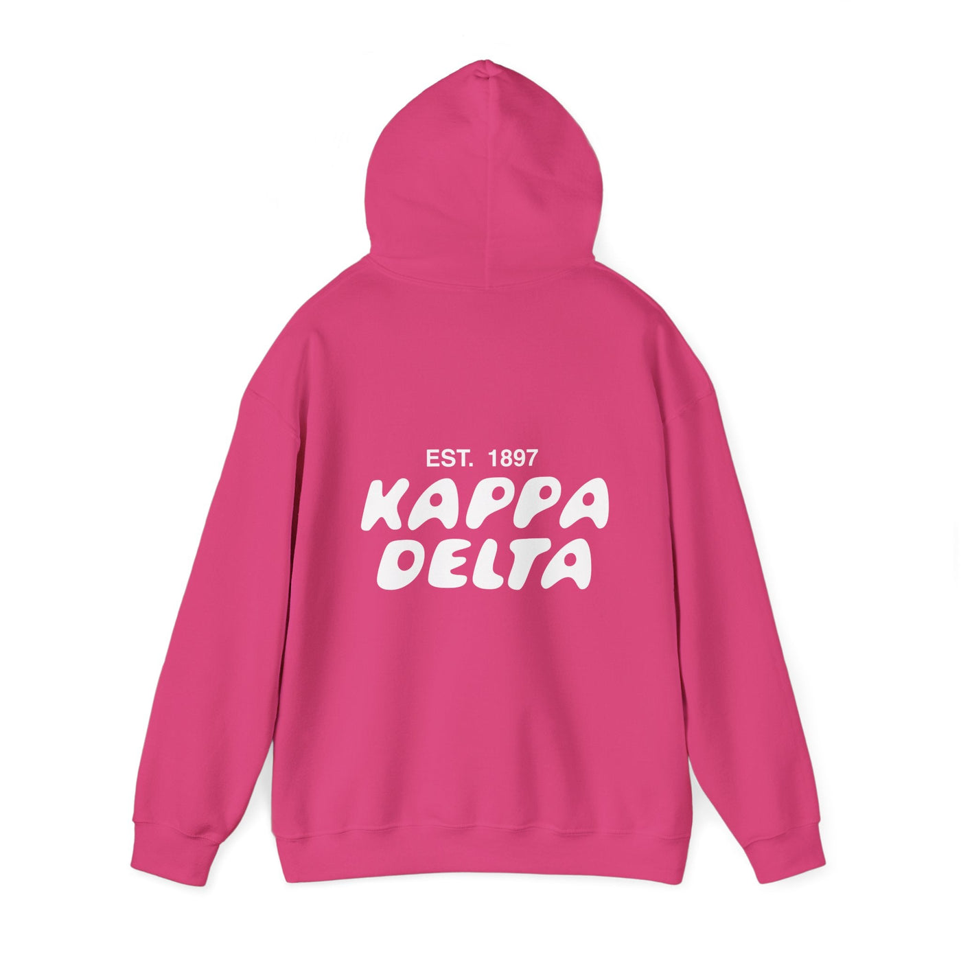 Kappa Delta Bubble Font Sorority Hoodie | Kay Dee Trendy Sweatshirt | Big Little Gift | Recruitment Gift