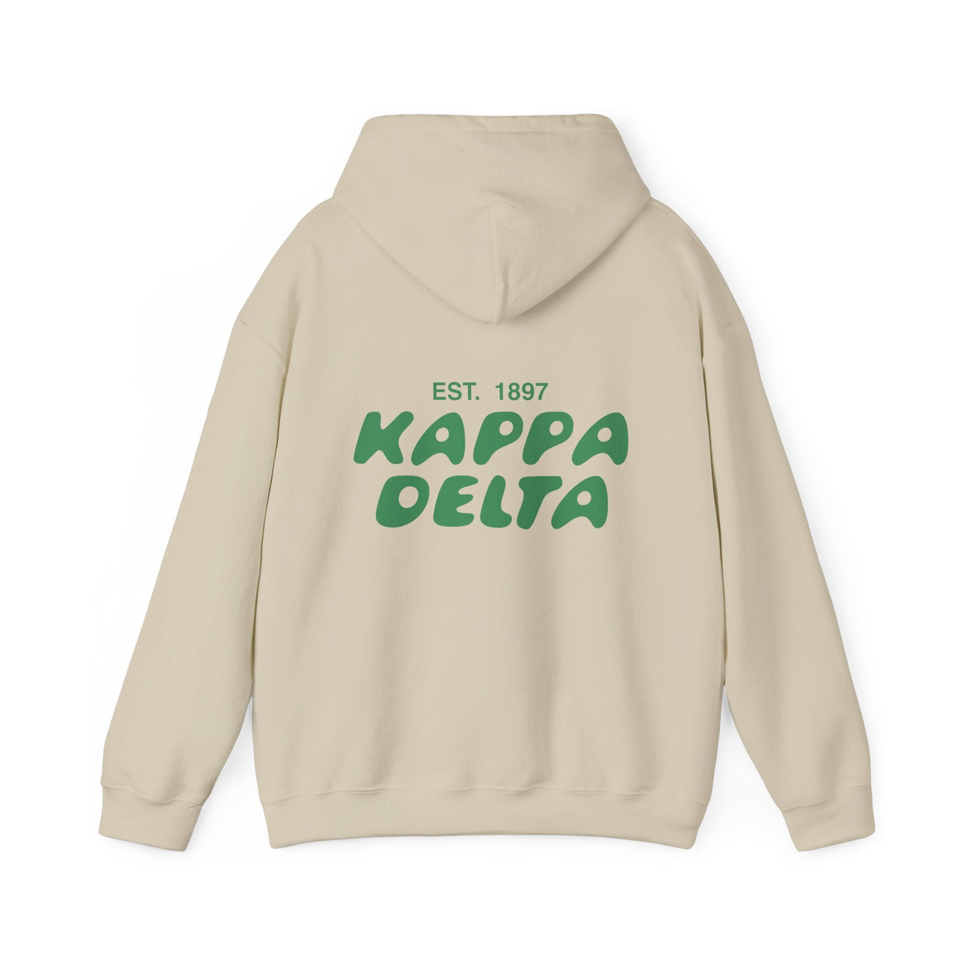 Kappa Delta Bubble Font Sorority Hoodie | Kay Dee Trendy Sweatshirt | Big Little Gift | Recruitment Gift