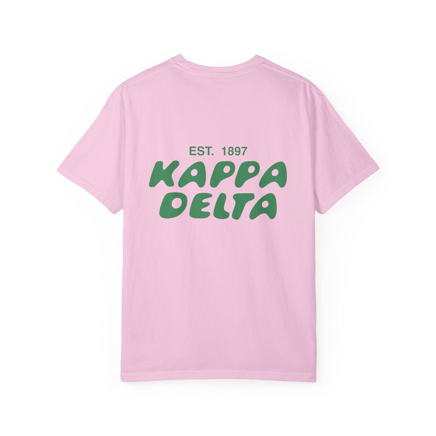 Kappa Delta Bubble Letter T-Shirt | Kay Dee Trendy College Greek Custom Oversized Shirt | Big Little Sorority T Shirt Gift