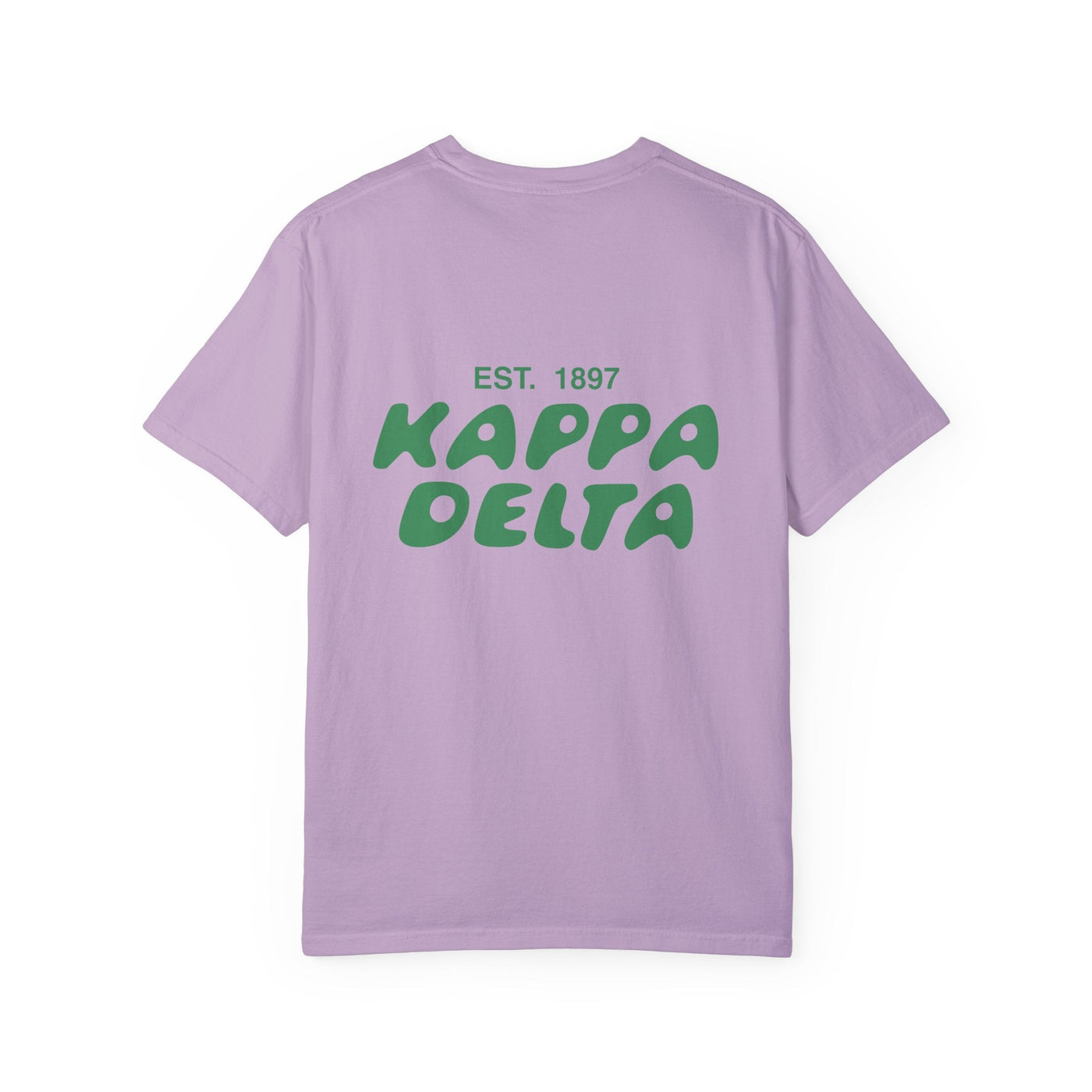 Kappa Delta Bubble Letter T-Shirt | Kay Dee Trendy College Greek Custom Oversized Shirt | Big Little Sorority T Shirt Gift