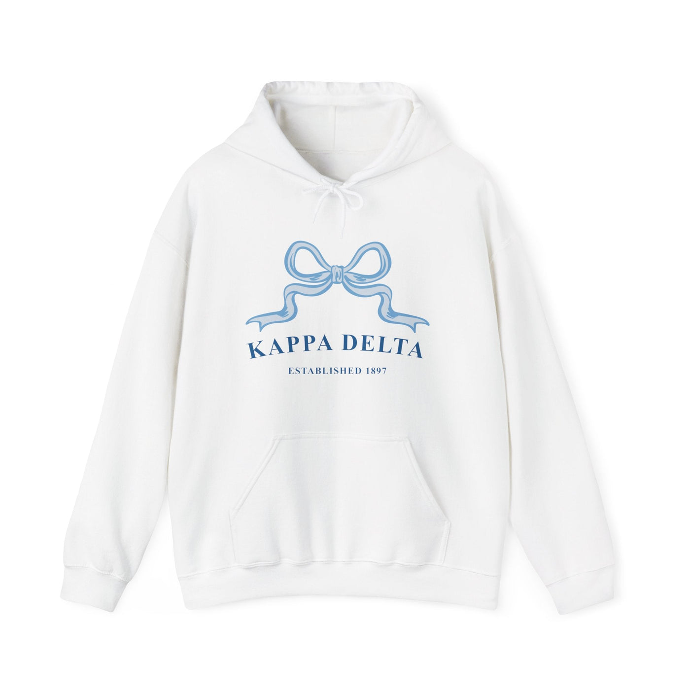 Kappa Delta Ribbon Sorority Hoodie | Kay Dee Trendy Sweatshirt Big Little Recruitment Gift