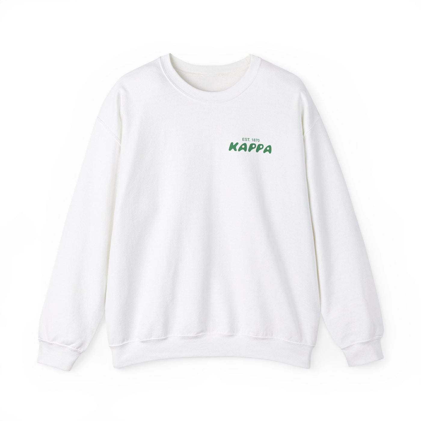 Kappa Kappa Gamma Bubble Font Sorority Crewneck Sweatshirt | KKG Trendy Sweatshirt | Big Little Gift | Recruitment Gift