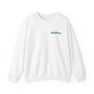 Kappa Kappa Gamma Bubble Font Sorority Crewneck Sweatshirt | KKG Trendy Sweatshirt | Big Little Gift | Recruitment Gift