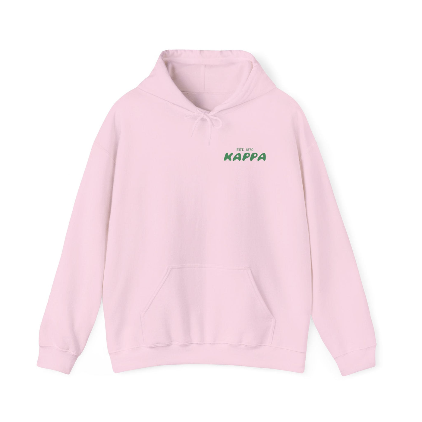 Kappa Kappa Gamma Bubble Font Sorority Hoodie | KKG Trendy Sweatshirt | Big Little Gift | Recruitment Gift