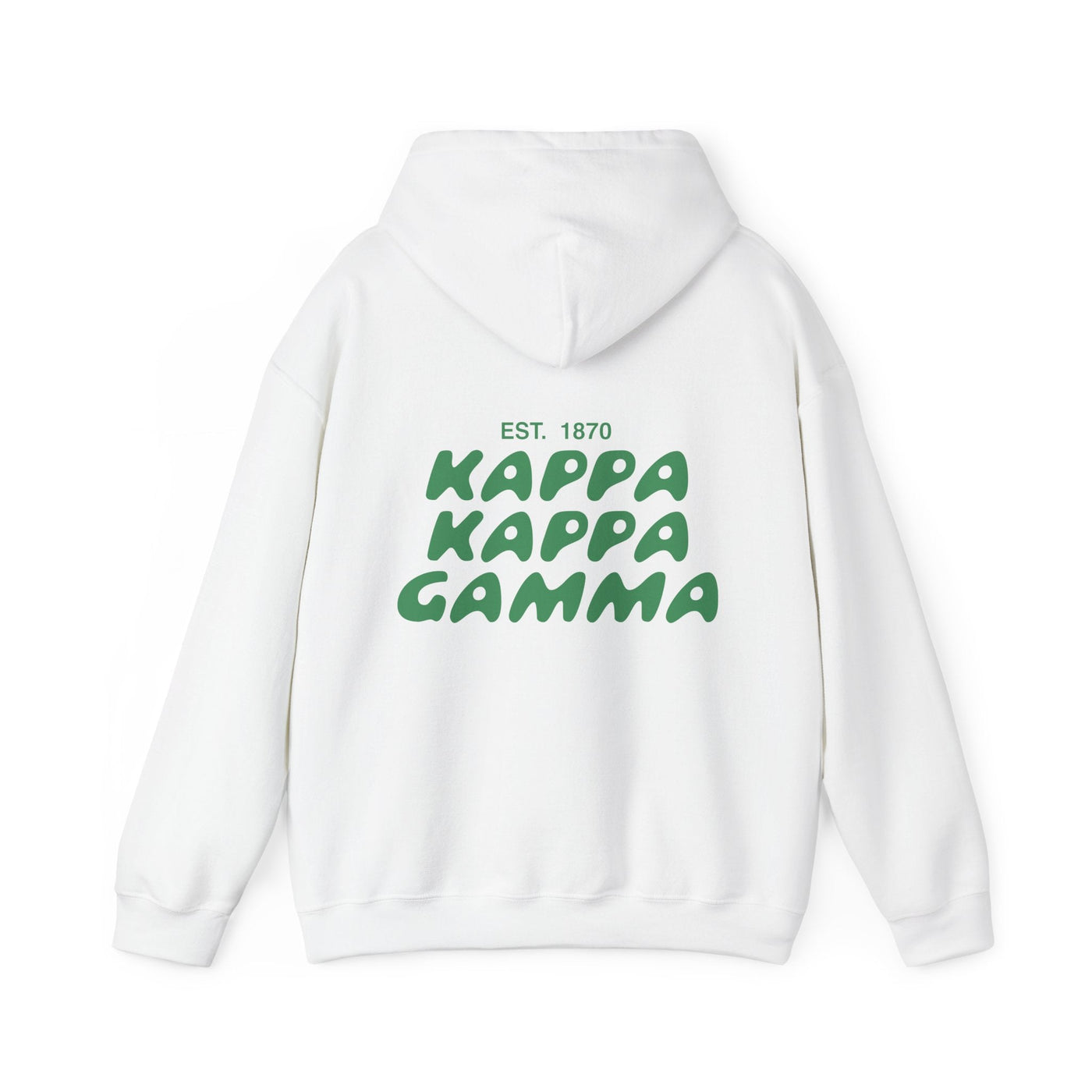 Kappa Kappa Gamma Bubble Font Sorority Hoodie | KKG Trendy Sweatshirt | Big Little Gift | Recruitment Gift