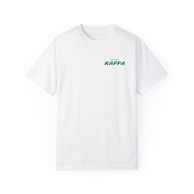 Kappa Kappa Gamma Bubble Letter T-Shirt | KKG Trendy College Greek Custom Oversized Shirt | Big Little Sorority T Shirt Gift