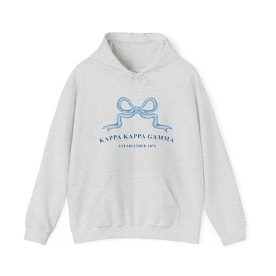 Kappa Kappa Gamma Ribbon Sorority Hoodie | KKG Trendy Sweatshirt Big Little Recruitment Gift