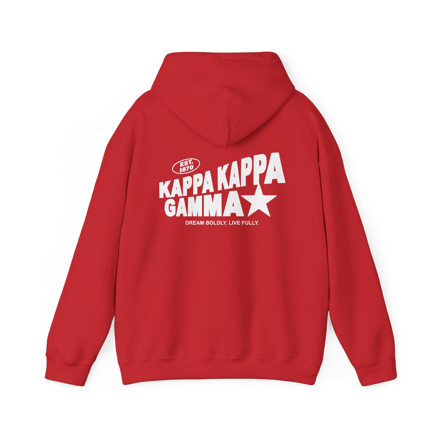 Kappa Kappa Gamma Trendy Star Sorority Hoodie | KKG Cute Sweatshirt | Big Little Gift | Recruitment Gift