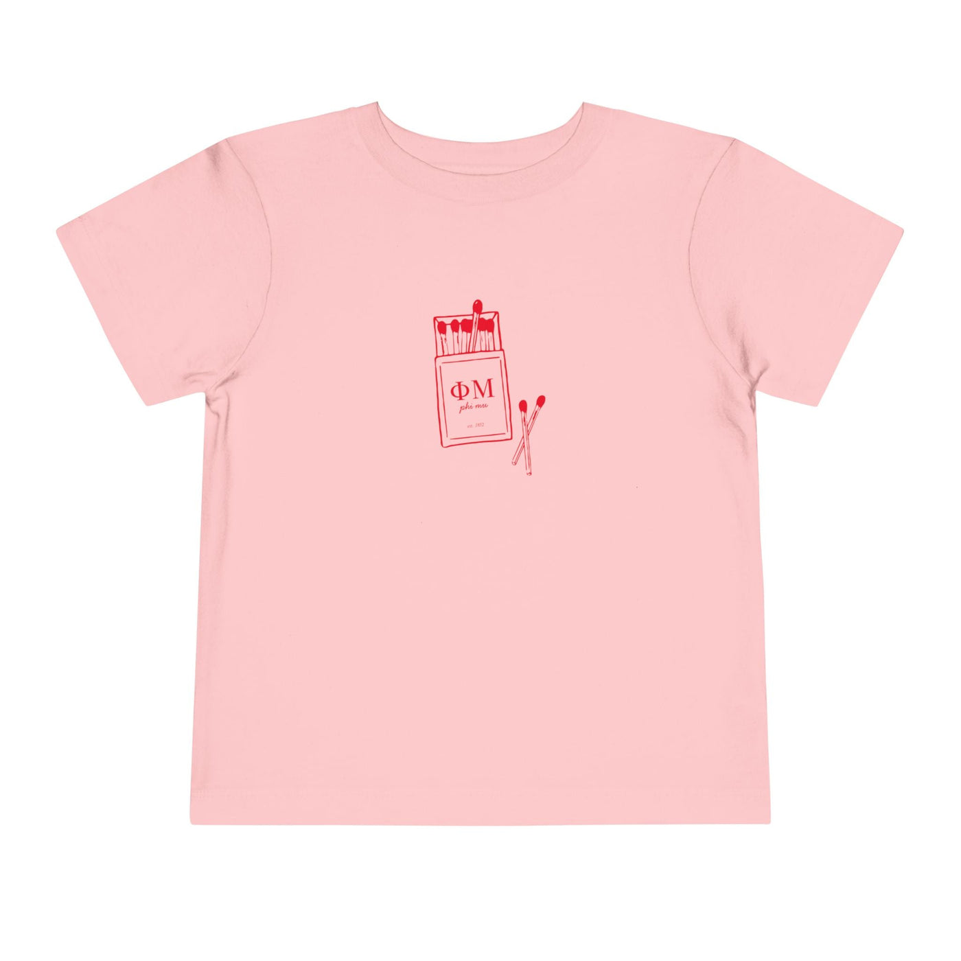 Phi Mu Matchbook Sorority Crop Top | Phi Mu Sorority Baby Tee | Y2K 2000s Sorority T-Shirt Crop Top | Bid Day Recruitment Gift