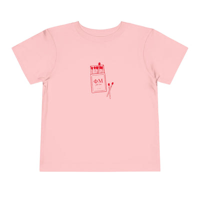 Phi Mu Matchbook Sorority Crop Top | Phi Mu Sorority Baby Tee | Y2K 2000s Sorority T-Shirt Crop Top | Bid Day Recruitment Gift