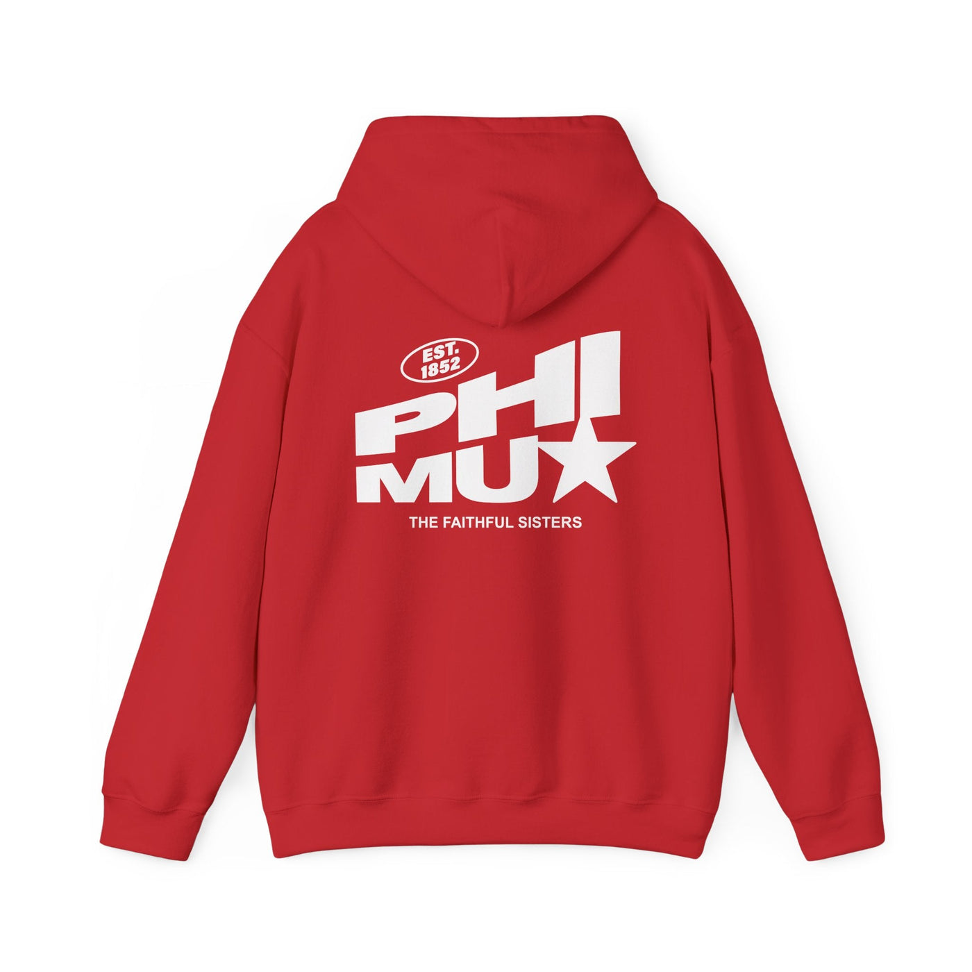 Phi Mu Trendy Star Sorority Hoodie | Phi Mu Cute Sweatshirt | Big Little Gift | Recruitment Gift