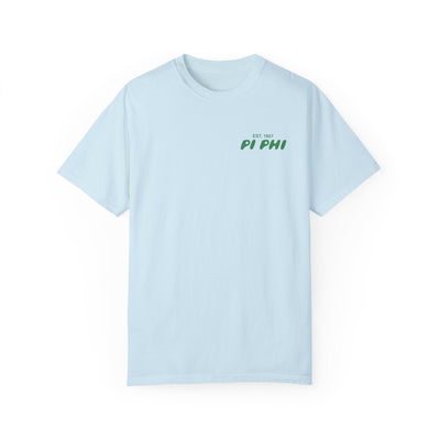 Pi Beta Phi Bubble Letter T-Shirt | Pi Phi Trendy College Greek Custom Oversized Shirt | Big Little Sorority T Shirt Gift