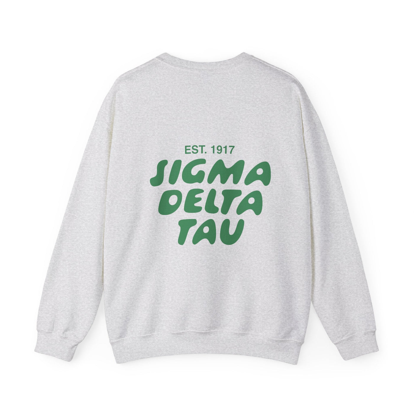 Sigma Delta Tau Bubble Font Sorority Crewneck Sweatshirt | Sig Delt Trendy Sweatshirt | Big Little Gift | Recruitment Gift