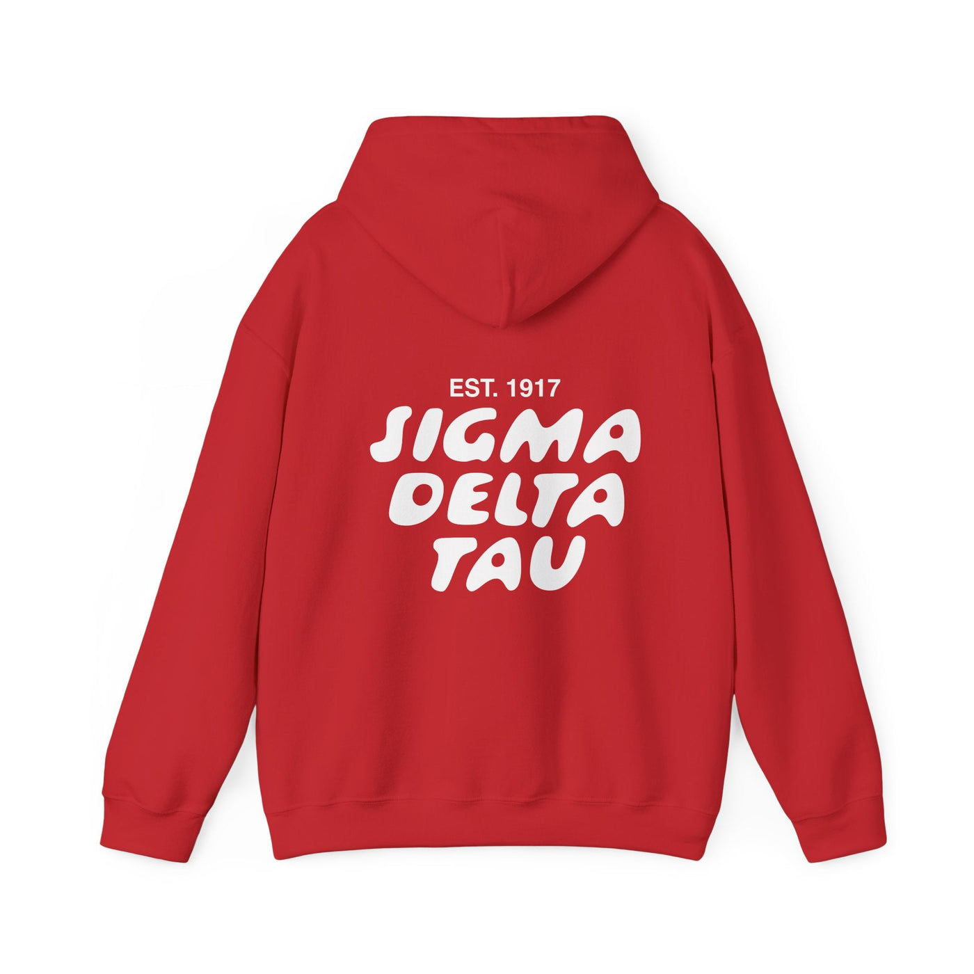 Sigma Delta Tau Bubble Font Sorority Hoodie | Sig Delt Trendy Sweatshirt | Big Little Gift | Recruitment Gift