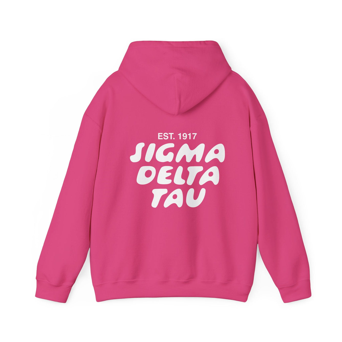 Sigma Delta Tau Bubble Font Sorority Hoodie | Sig Delt Trendy Sweatshirt | Big Little Gift | Recruitment Gift