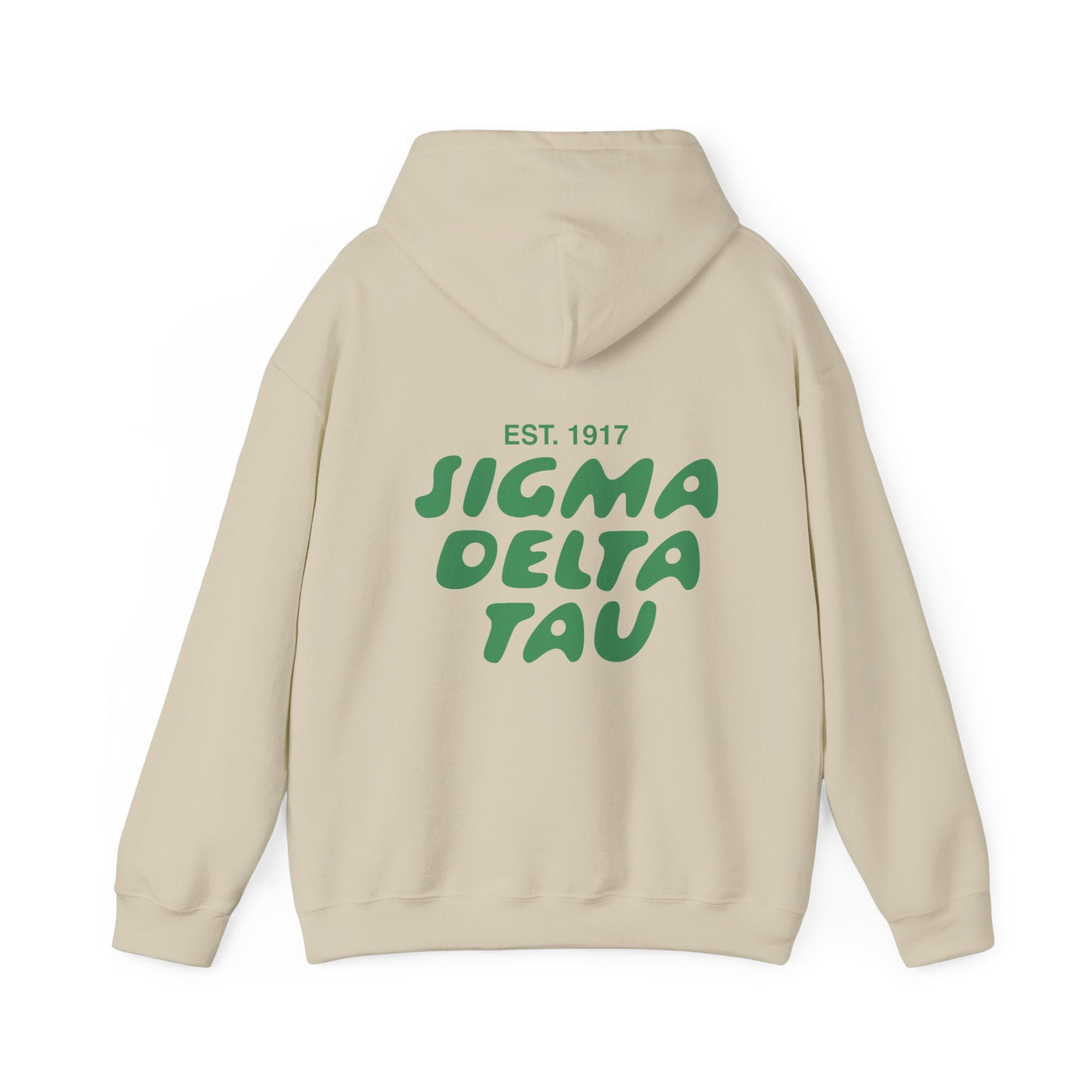 Sigma Delta Tau Bubble Font Sorority Hoodie | Sig Delt Trendy Sweatshirt | Big Little Gift | Recruitment Gift