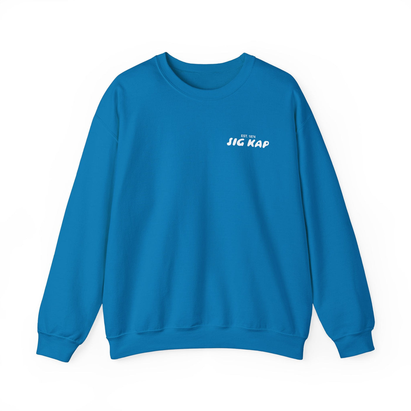 Sigma Kappa Bubble Font Sorority Crewneck Sweatshirt | Sig Kap Trendy Sweatshirt | Big Little Gift | Recruitment Gift