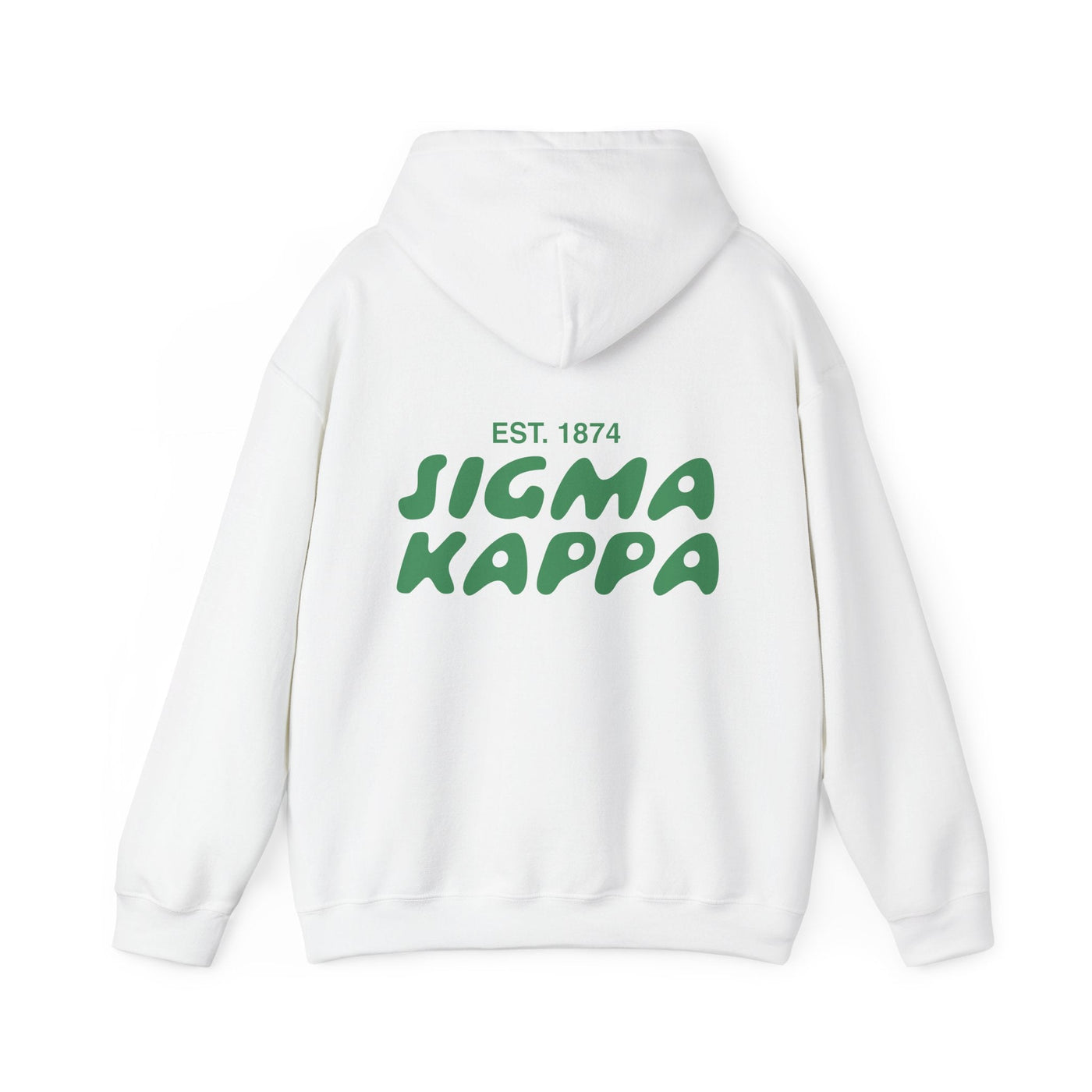 Sigma Kappa Bubble Font Sorority Hoodie | Sig Kap Trendy Sweatshirt | Big Little Gift | Recruitment Gift