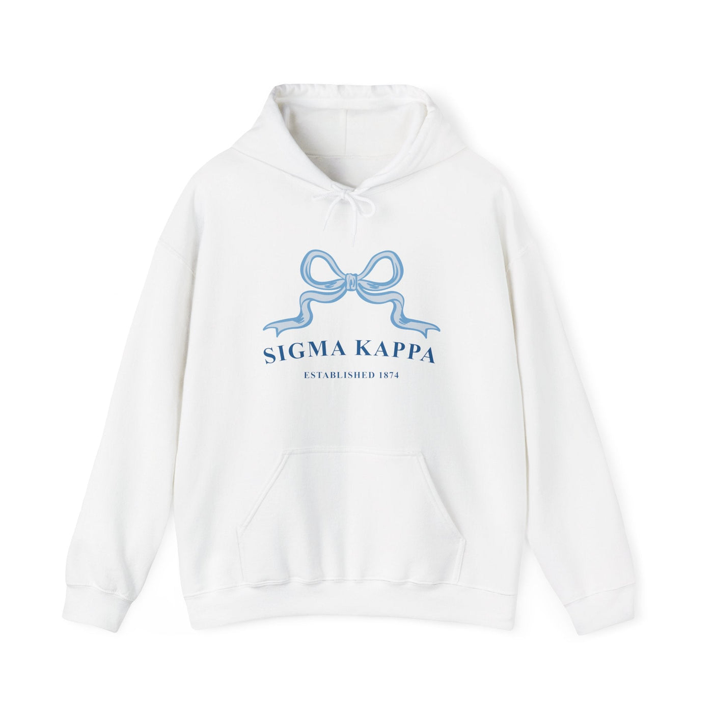 Sigma Kappa Ribbon Sorority Hoodie | Sig Kap Trendy Sweatshirt Big Little Recruitment Gift