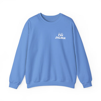 Sigma Sigma Sigma Bubble Font Sorority Crewneck Sweatshirt | Tri Sigma Trendy Sweatshirt | Big Little Gift | Recruitment Gift