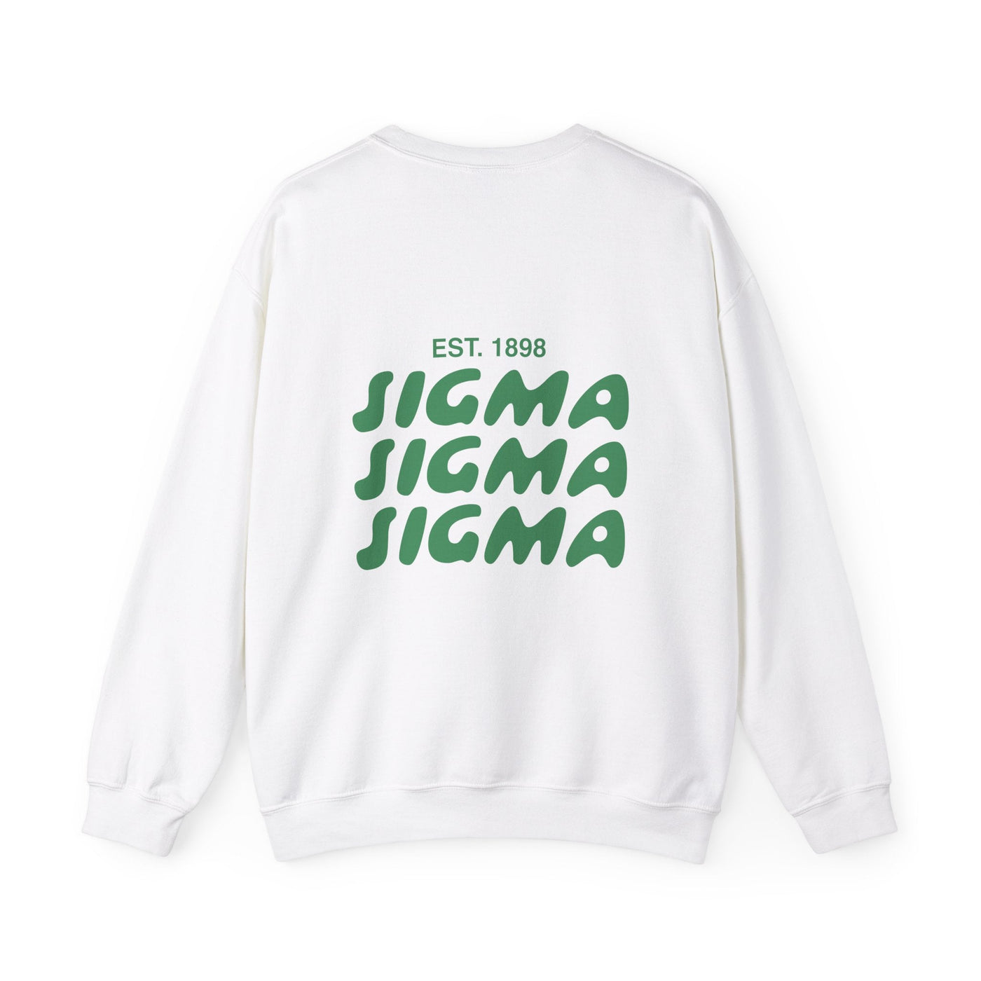 Sigma Sigma Sigma Bubble Font Sorority Crewneck Sweatshirt | Tri Sigma Trendy Sweatshirt | Big Little Gift | Recruitment Gift