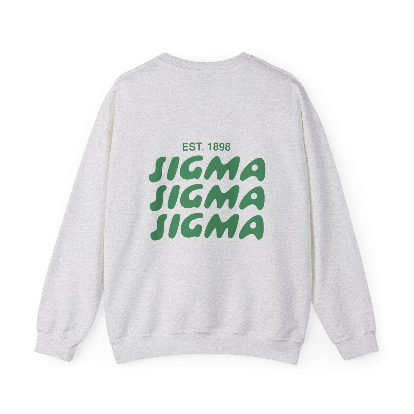 Sigma Sigma Sigma Bubble Font Sorority Crewneck Sweatshirt | Tri Sigma Trendy Sweatshirt | Big Little Gift | Recruitment Gift