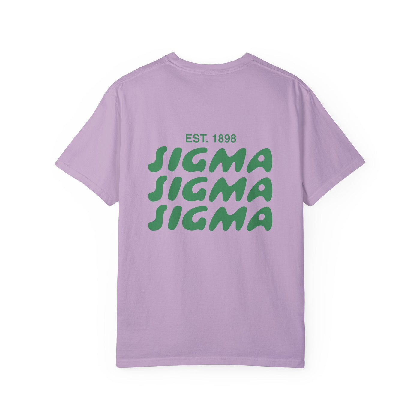 Sigma Sigma Sigma Bubble Letter T-Shirt | Tri Sigma Trendy College Greek Custom Oversized Shirt | Big Little Sorority T Shirt Gift