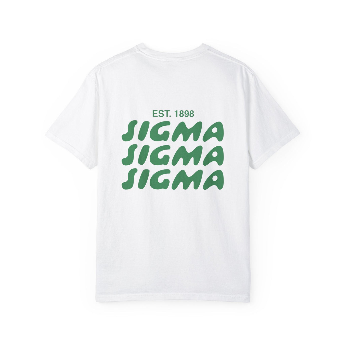 Sigma Sigma Sigma Bubble Letter T-Shirt | Tri Sigma Trendy College Greek Custom Oversized Shirt | Big Little Sorority T Shirt Gift