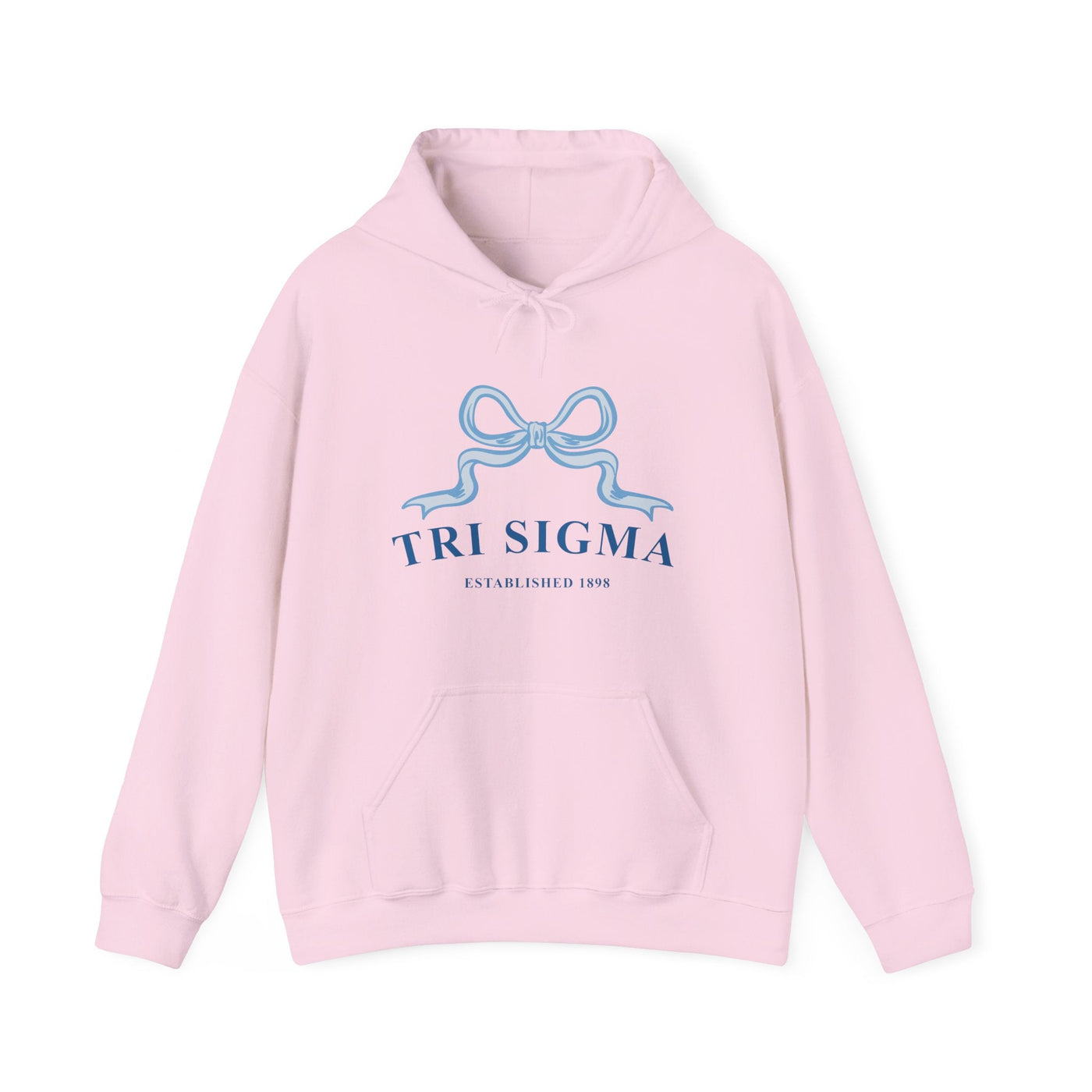 Sigma Sigma Sigma Ribbon Sorority Hoodie | Tri Sigma Trendy Sweatshirt Big Little Recruitment Gift