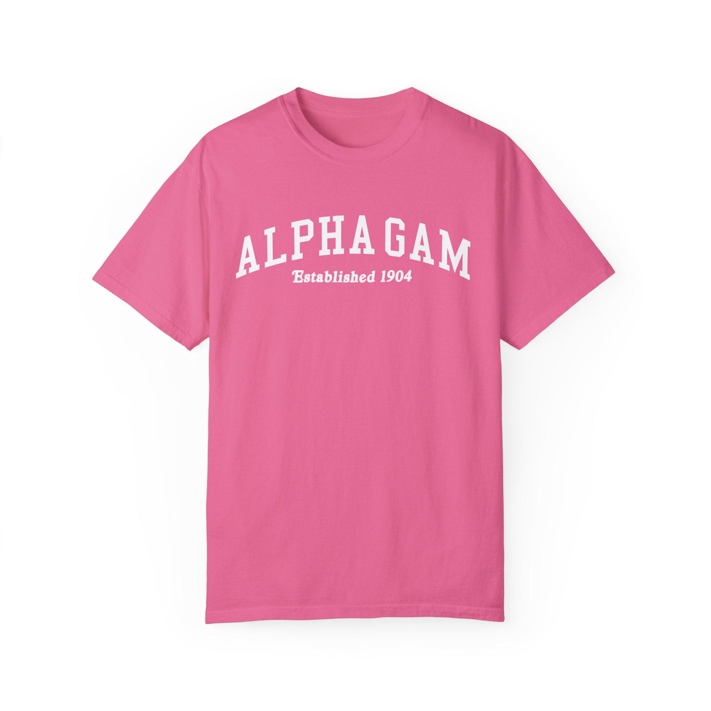 Substitute Alpha Gamma Delta Varsity College Sorority Comfy T-Shirt