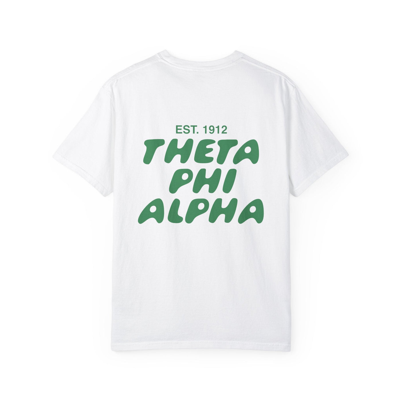 Theta Phi Alpha Bubble Letter T-Shirt | Theta Phi Trendy College Greek Custom Oversized Shirt | Big Little Sorority T Shirt Gift