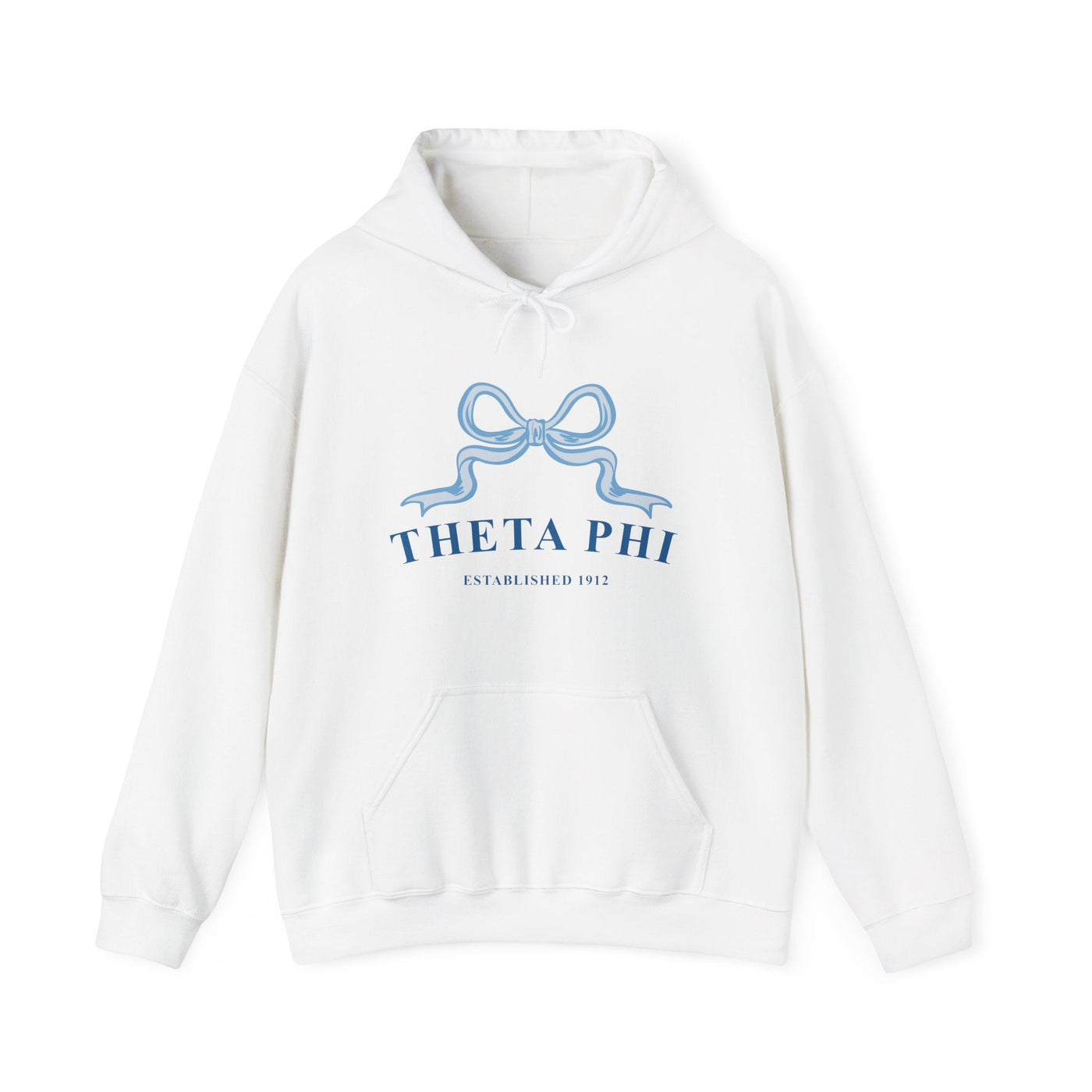 Theta Phi Alpha Ribbon Sorority Hoodie | Theta Phi Trendy Sweatshirt Big Little Recruitment Gift