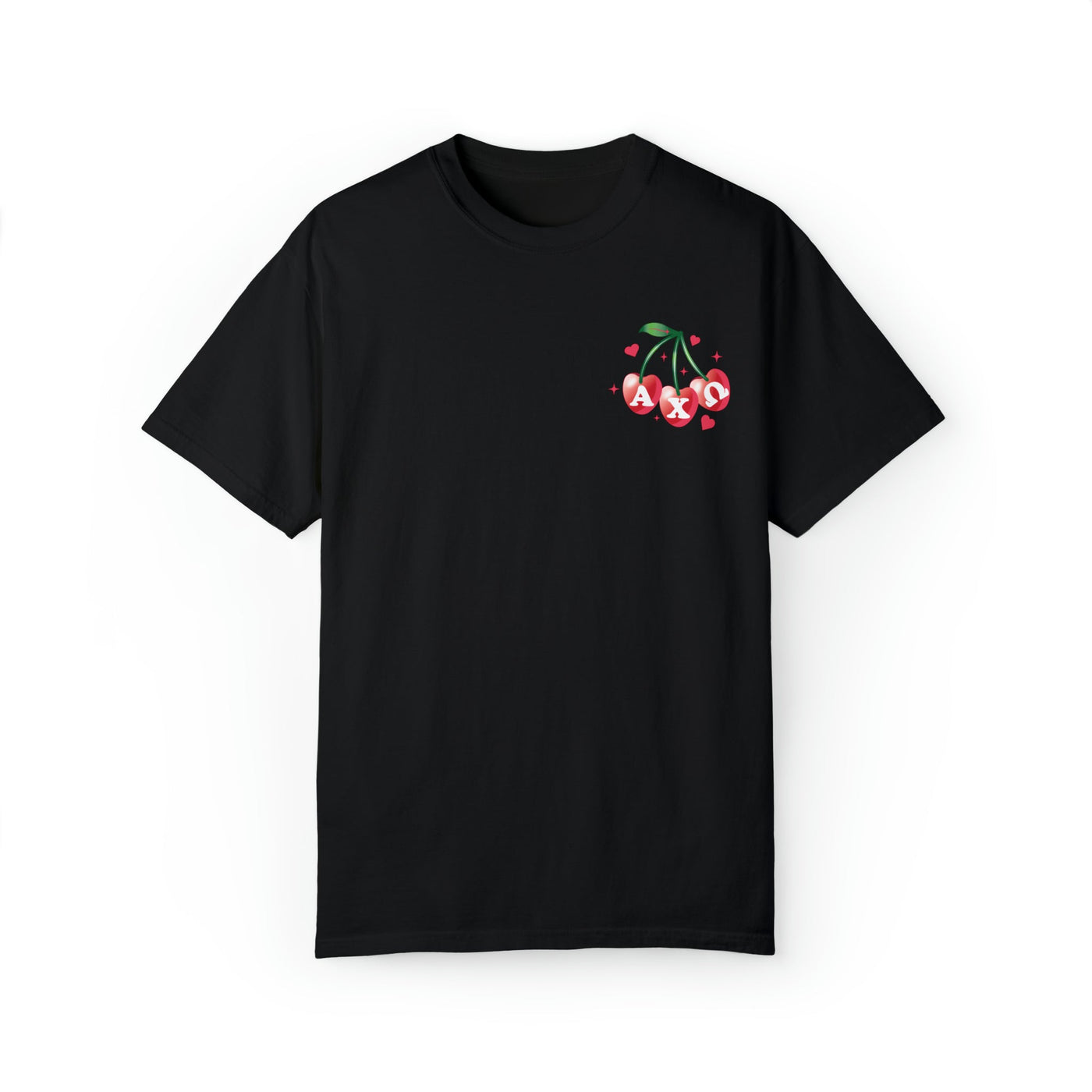 Alpha Chi Omega Cherry Airbrush Sorority T-shirt