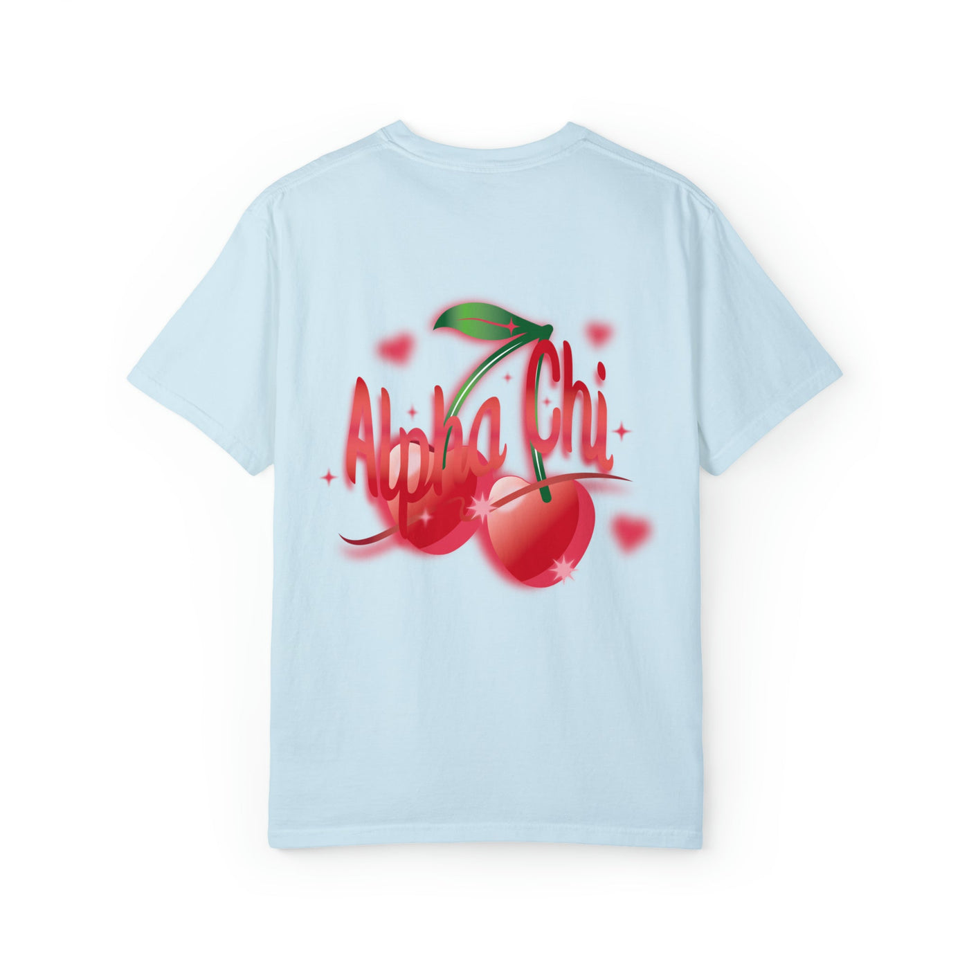 Alpha Chi Omega Cherry Airbrush Sorority T-shirt