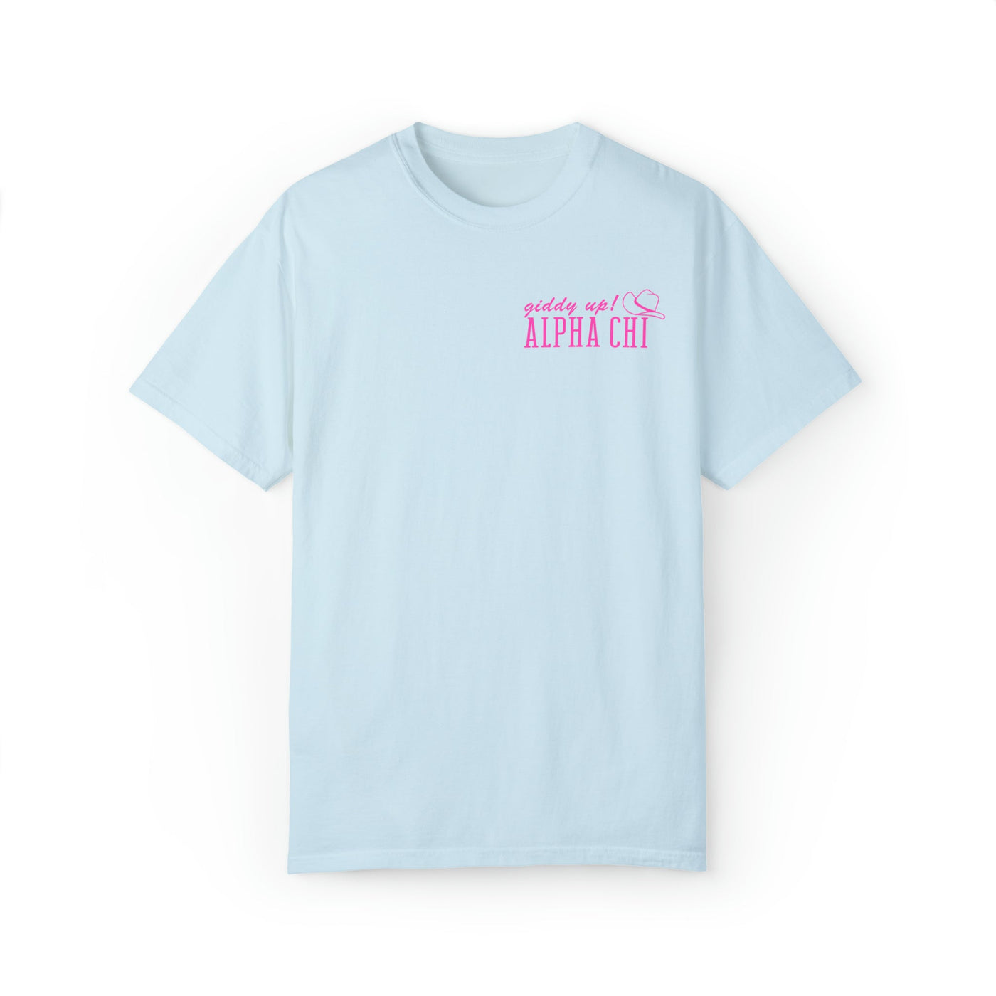 Alpha Chi Omega Country Western Pink Sorority T-shirt