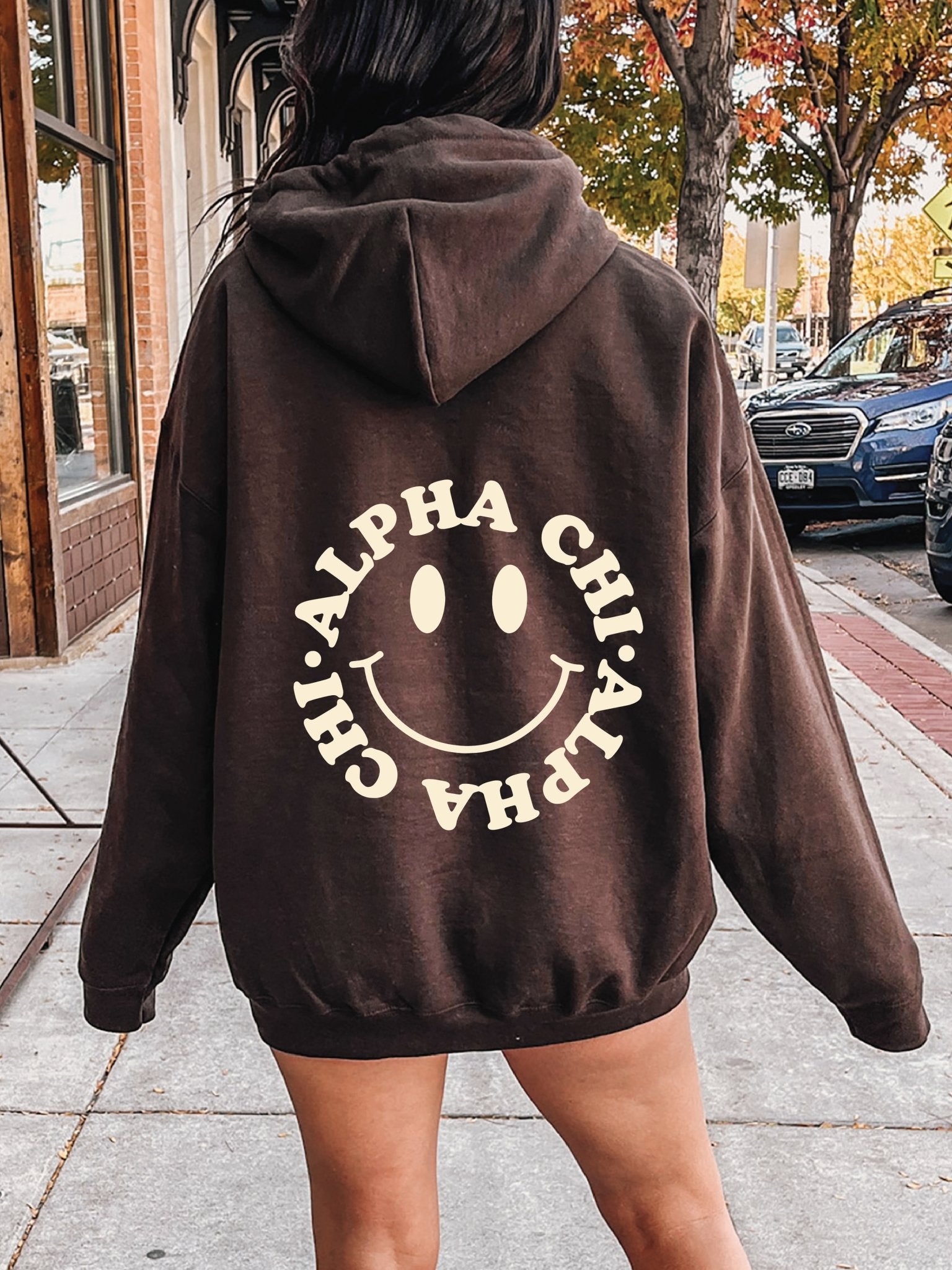 Alpha Chi Omega Hoodie Blue