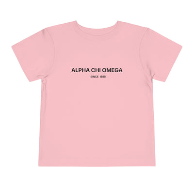 Alpha Chi Omega Sorority Baby Tee Crop Top